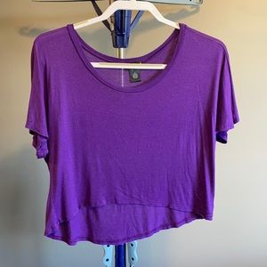 (S) Purple Wetseal croptop